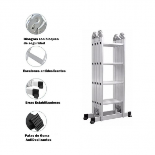 Información Técnica:Escalera articulada.