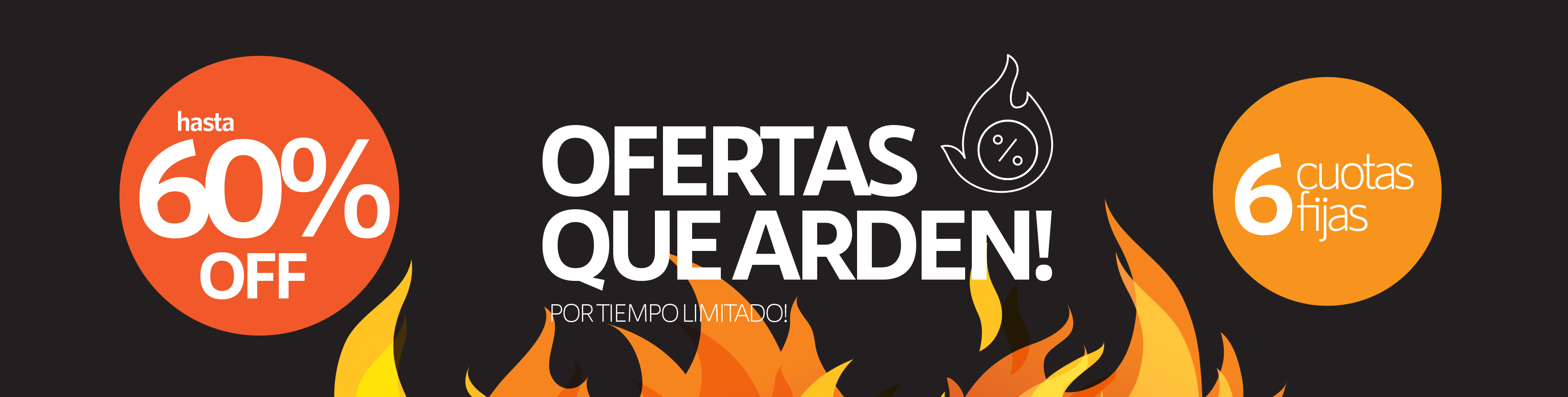 Banner OFERTAS QUE ARDEN !!  | GardenLife